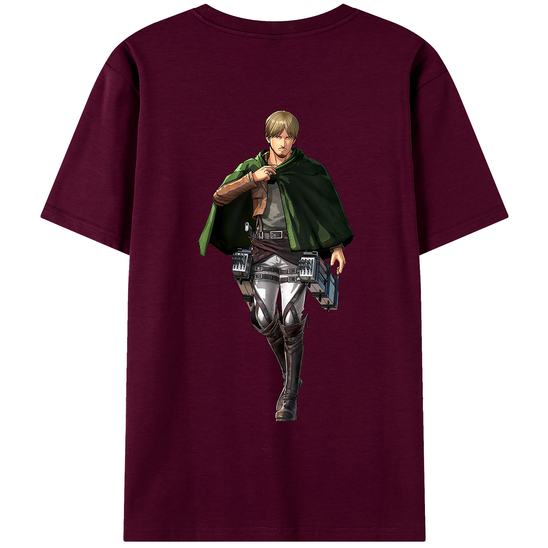 （画像用） 進撃の巨人 ミケ·ザカリアス Attack on Titan Mike Zakarius レディース半袖Tシャツ(バックプリント)